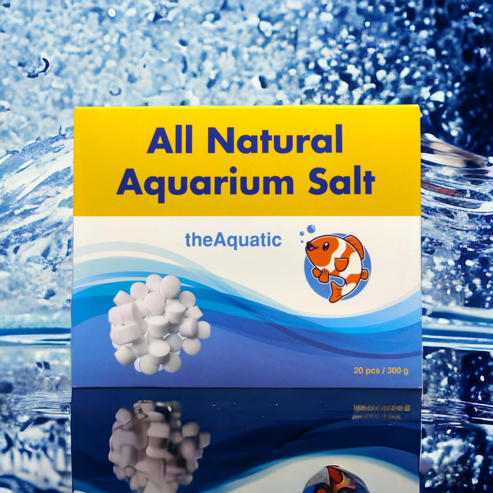 theaquatic: primer plano de tabletas de sal para agua dulce, aporte mineral.