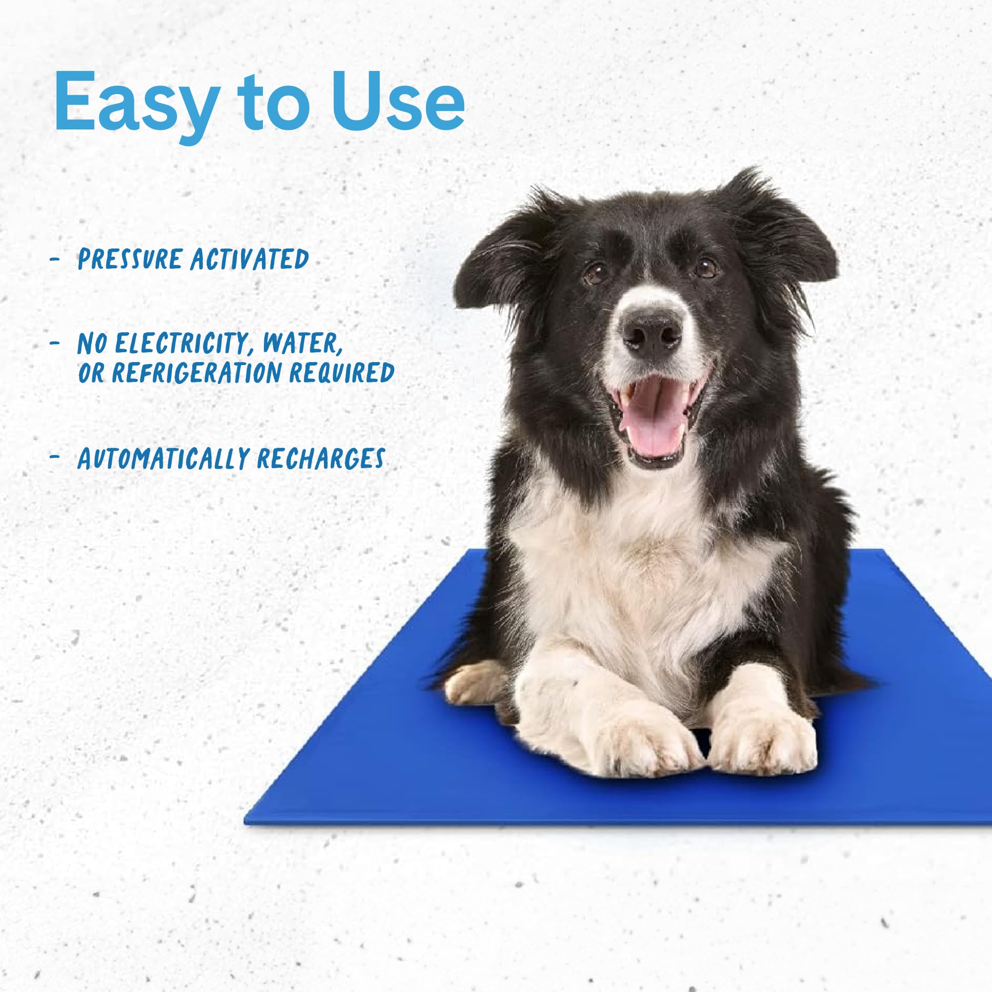 THEGREENPETSHOP Chillz Gel Mat grande para viaje, portátil y fácil de guardar.