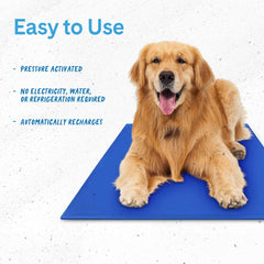 The Green Pet Shop Chillz Gel Mat ligero y resistente para viajes.