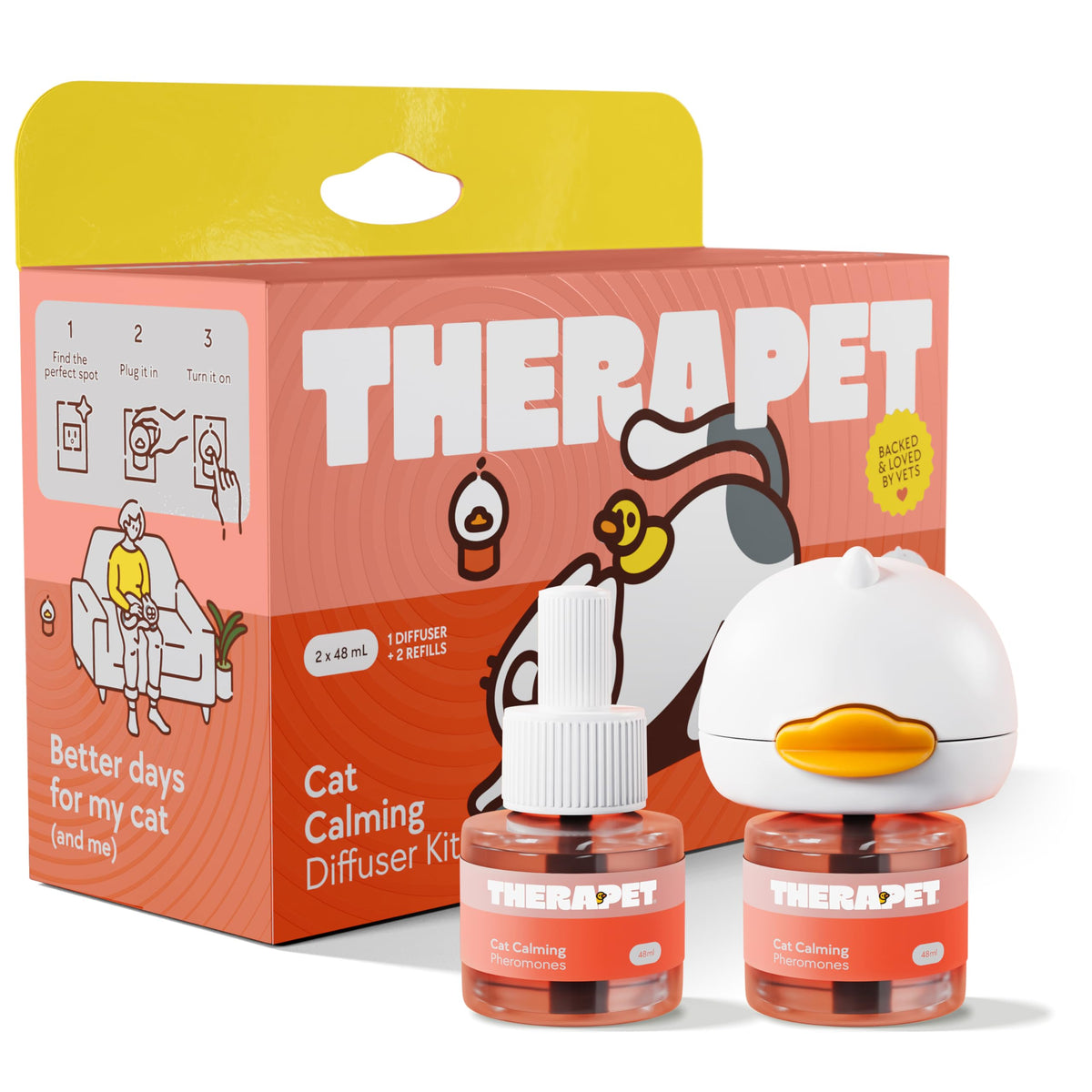 TherapetMD difusor calmante para gatos con recambio de 60 días
