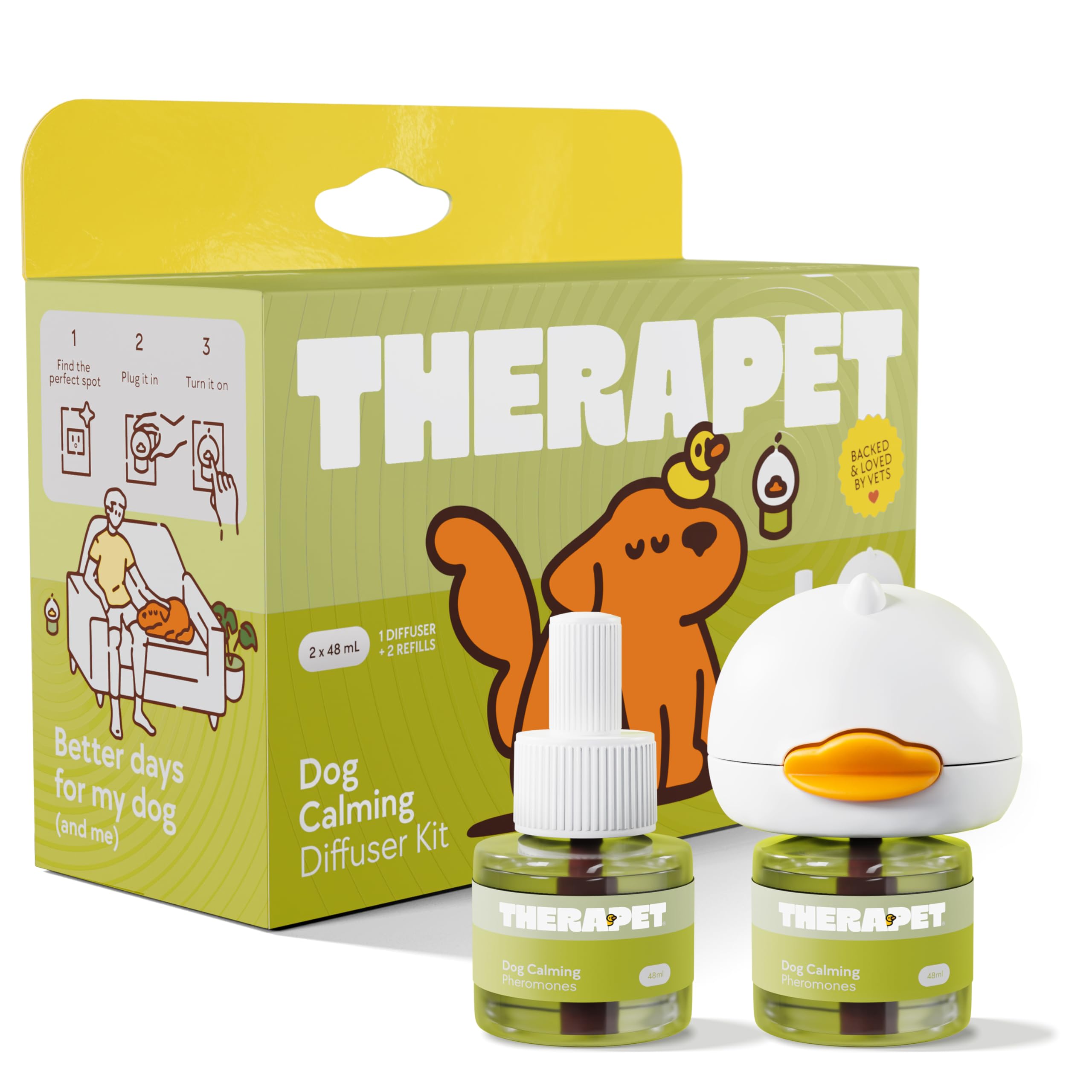 TherapetMD difusor calman perros, 60 días para tranquilidad diaria