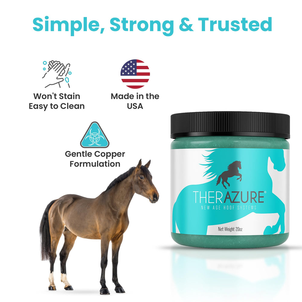 Therazure Uso Multi-Especies: apto para caballos, vacas, ovejas y otros.