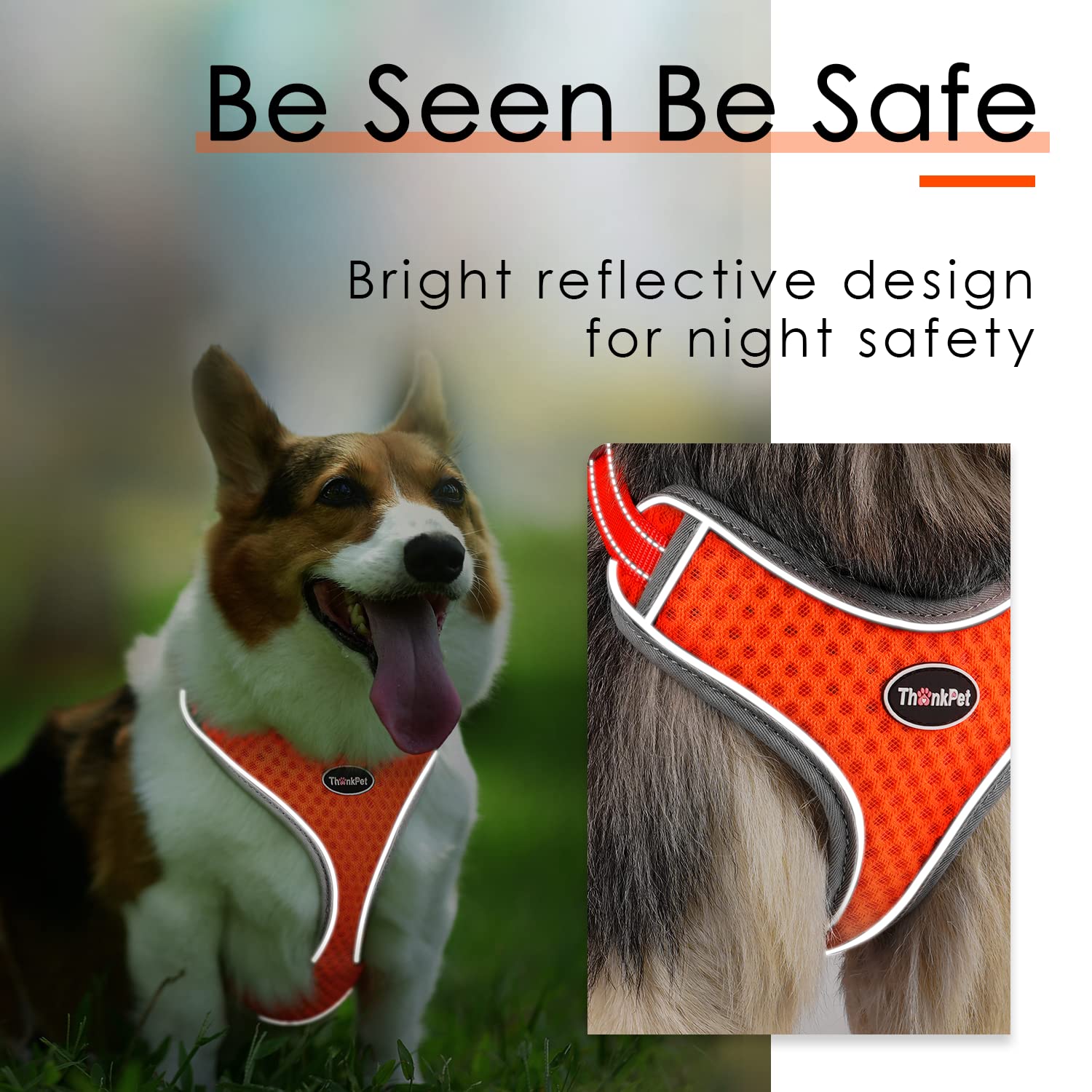 ThinkPet arnés resistente al agua para días soleados.