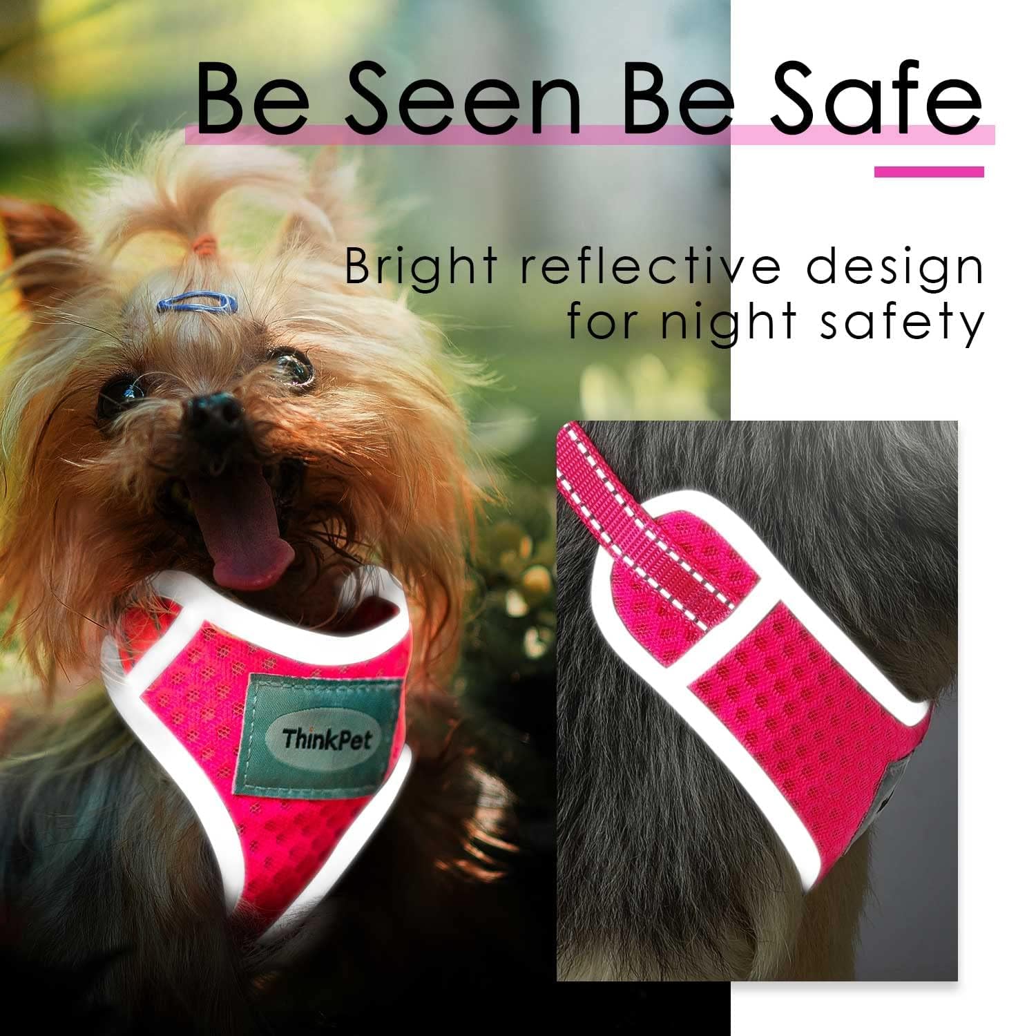 ThinkPet arnés talla L con medidas cuello 39-50 cm y pecho 52-75 cm
