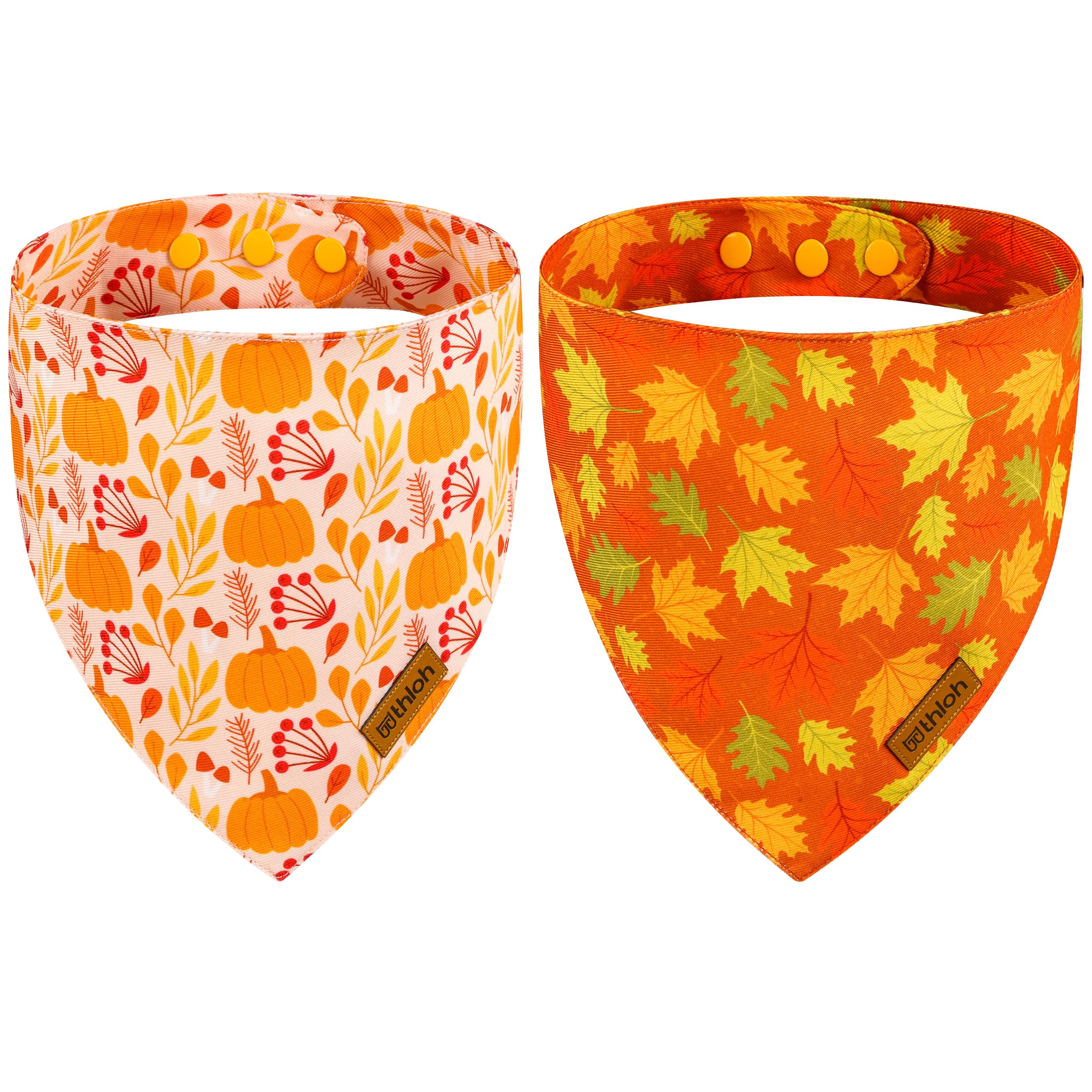 THLOH paño para cuello de otoño con calabaza: cómodo para paseos.