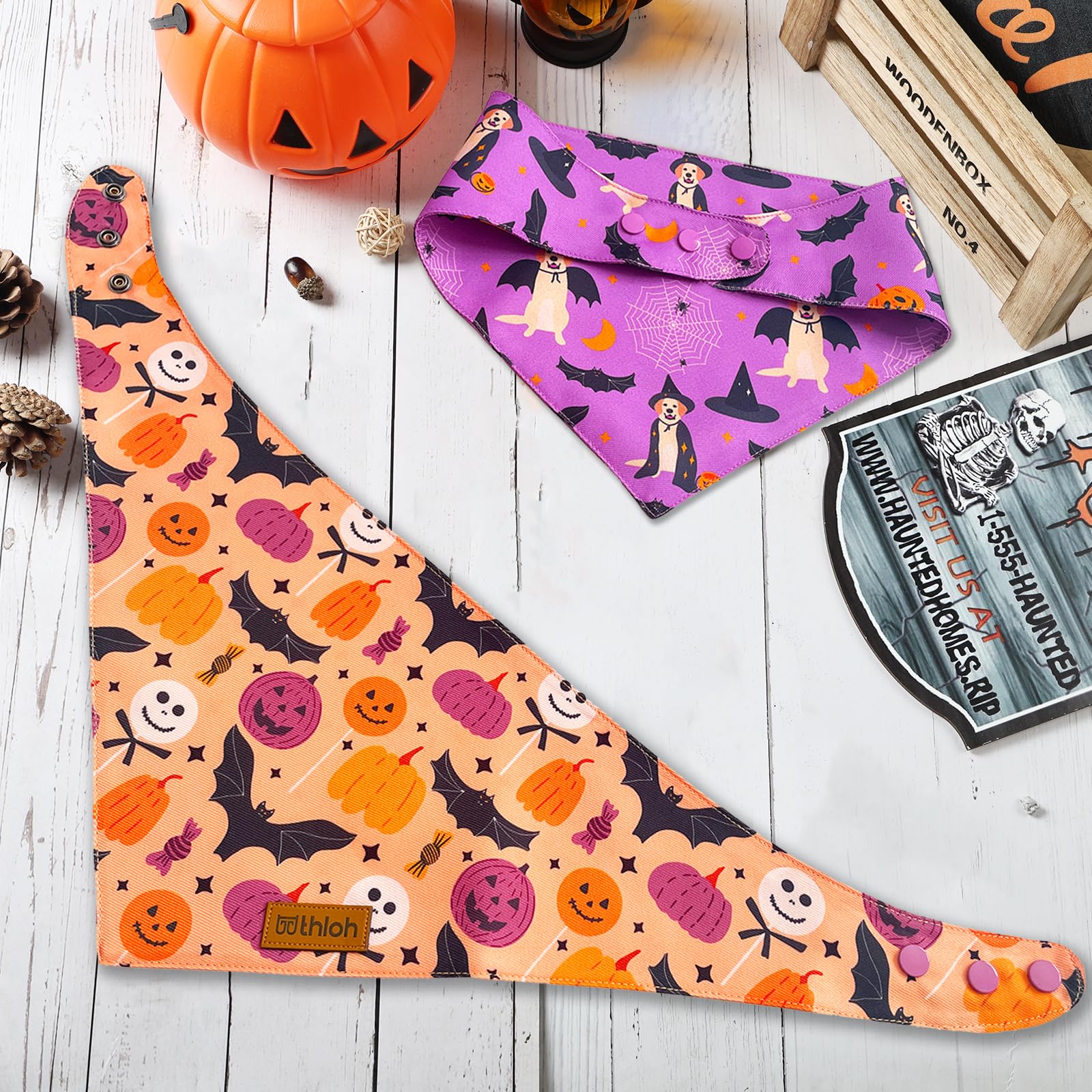 Bandana THLOH para cuellos pequeños y medianos, uso diario.