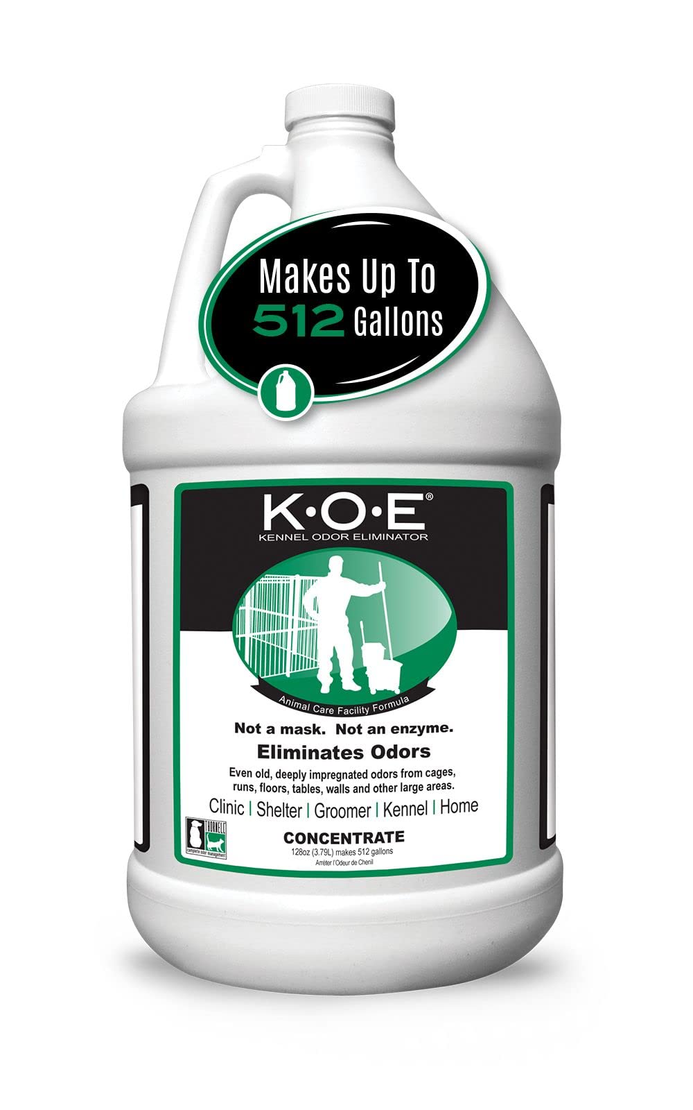 Thornell KOE concentrado en botella para eliminar olores de jaulas.