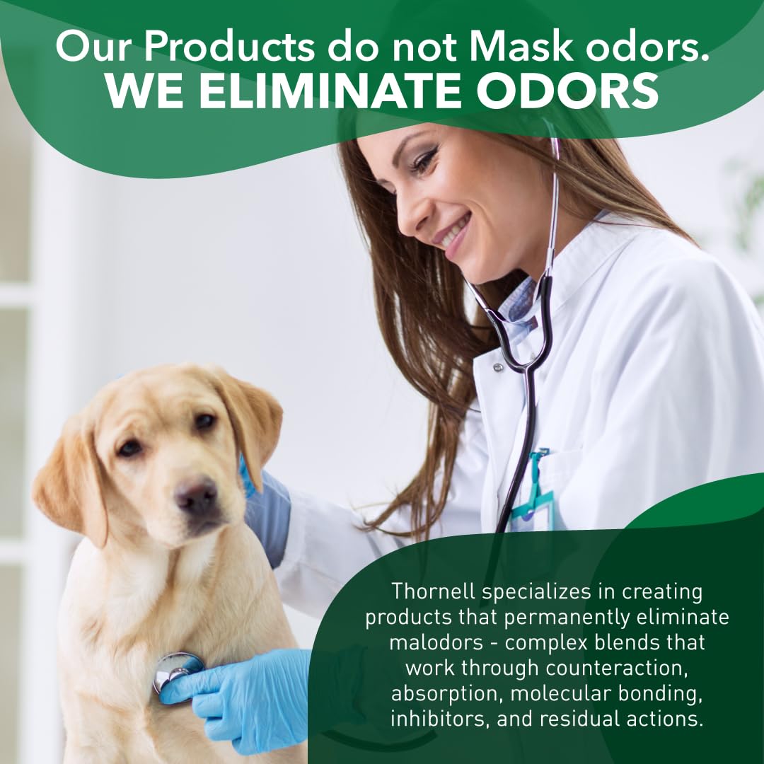 Producto profesional Thornell KOE para clínicas y áreas de alojamiento de mascotas, eliminación de olores.