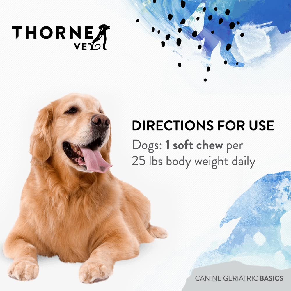 ThorneVET Canine Geriatric Basics favorece visión y salud ocular