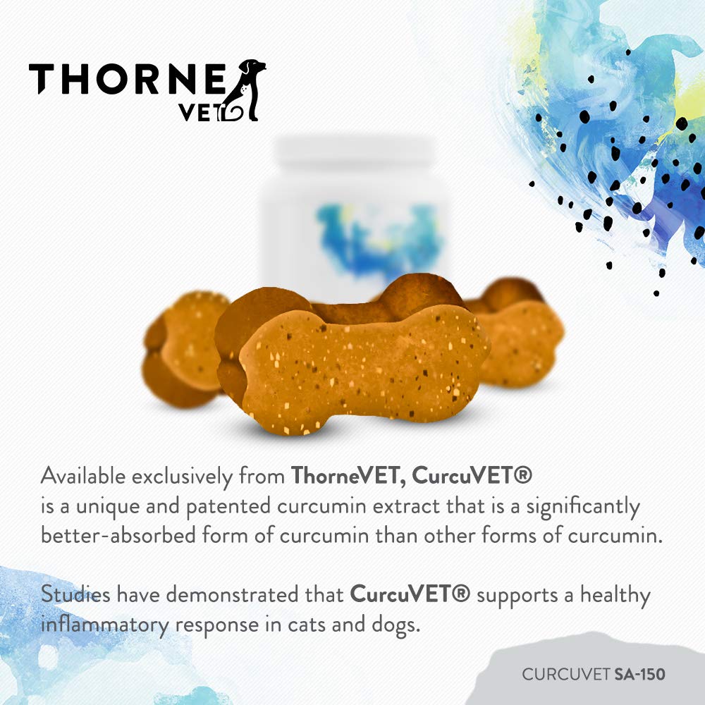 ThorneVet CurcuVET-SA150: interior de la fórmula con curcumina patentada