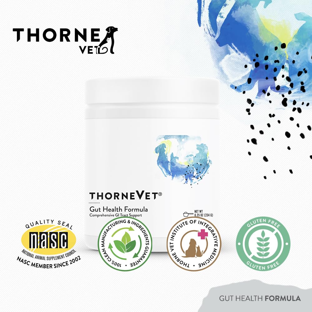 ThorneVET Gut Health Formula, uso diario para bienestar intestinal