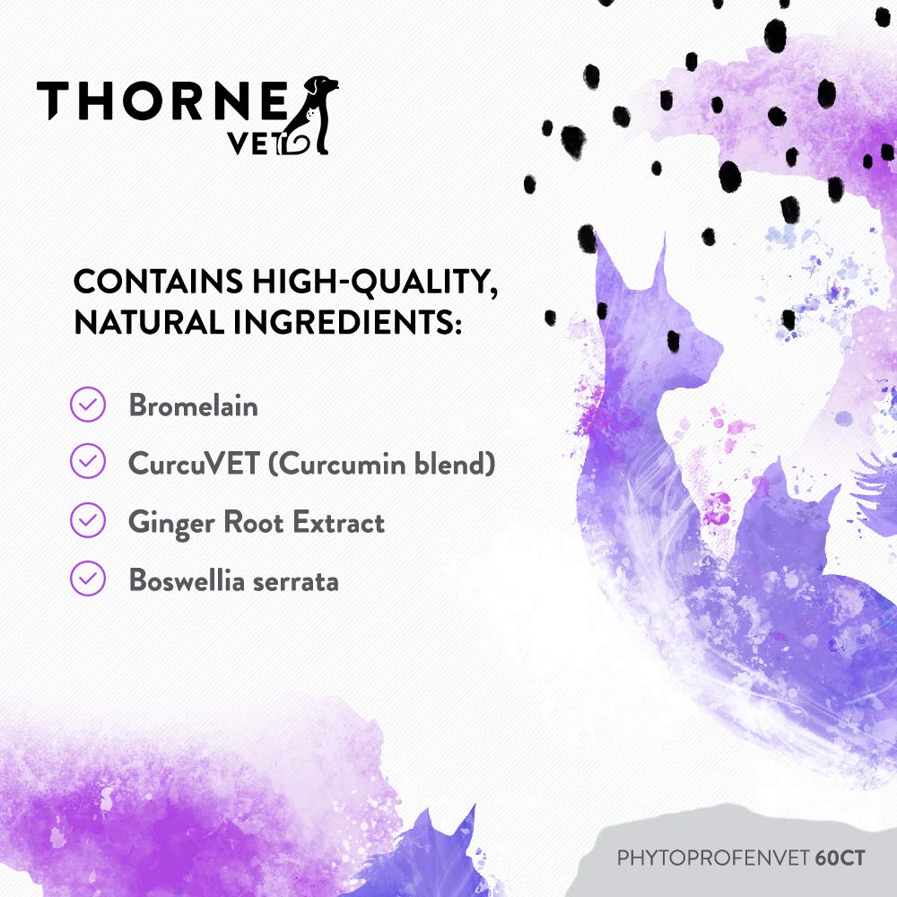ThorneVET PhytoprofenVET ingrediente boswellia para apoyo suave a articulaciones.