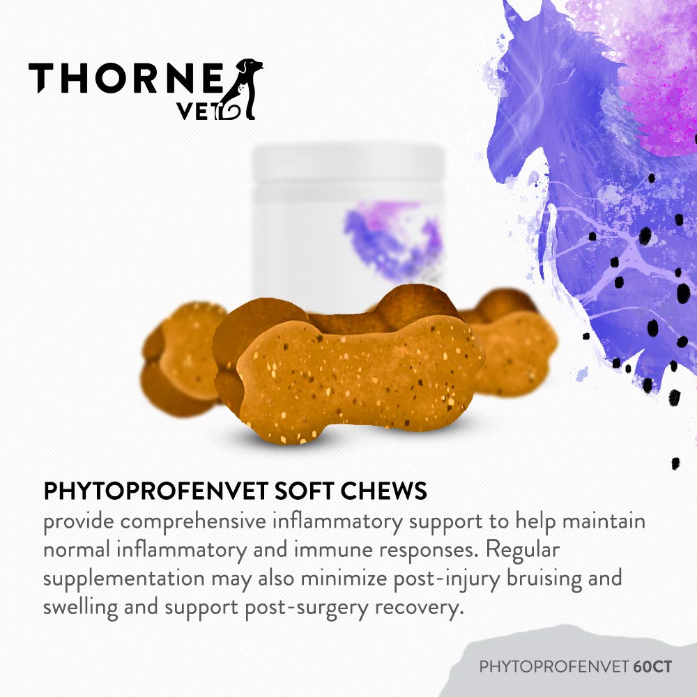 ThorneVET PhytoprofenVET ingrediente curcumina para una mezcla botánica de calidad.