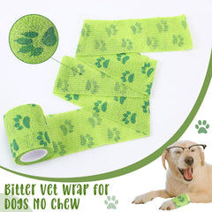 Bandita para perros Threlaco, no masticable, resistente, adecuada para distintas áreas del cuerpo