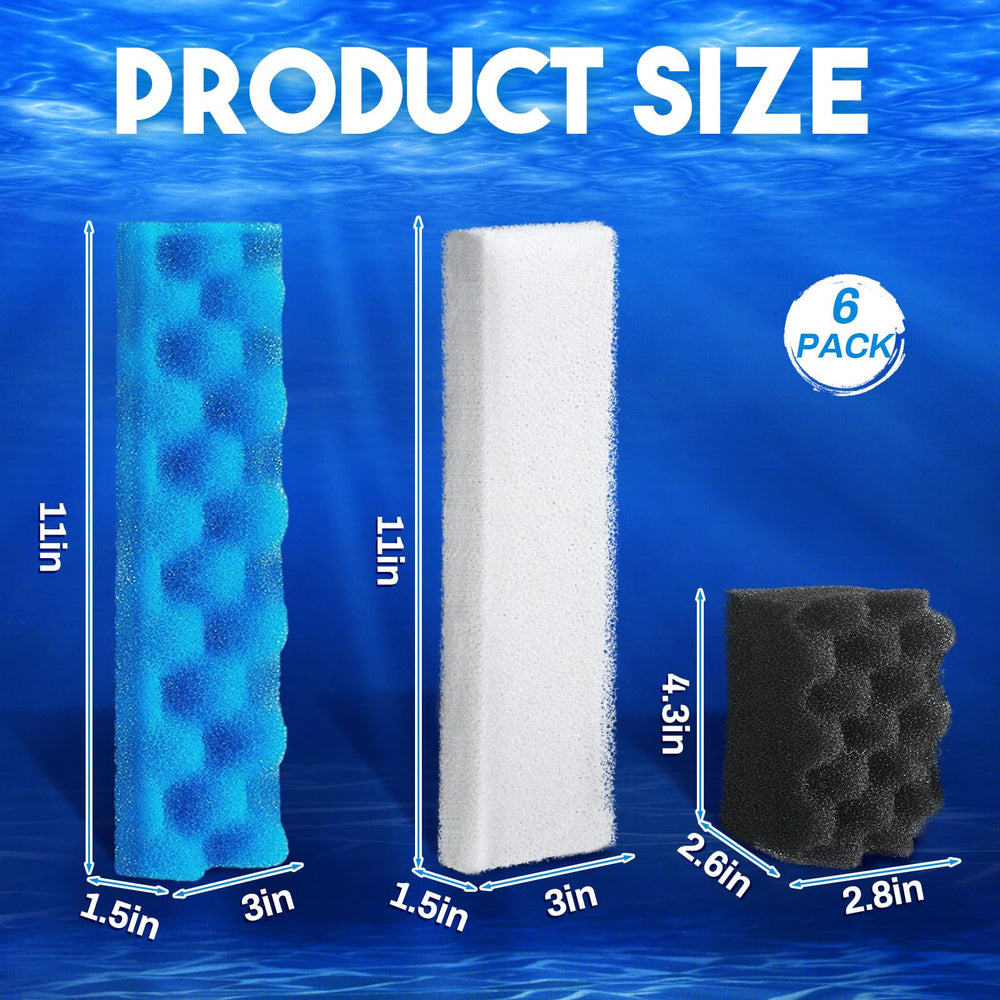 Threlaco bioesponja Max, diseño 2-en-1 para mayor superficie de filtración