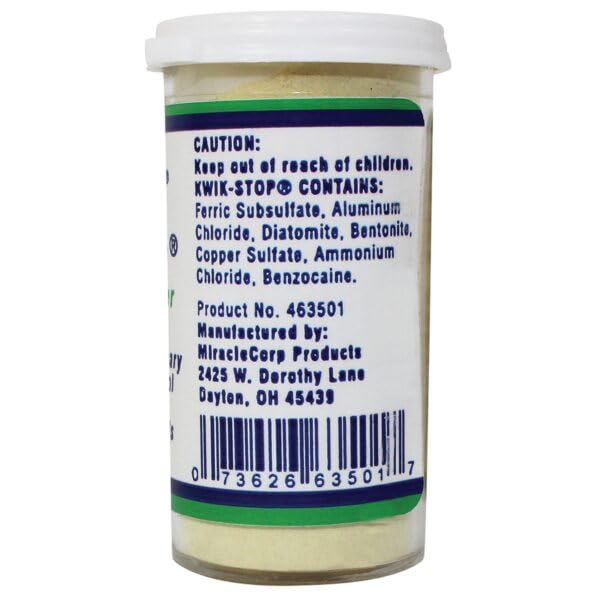 ARC KwikStop aplicado en patas para contener cortes superficiales.