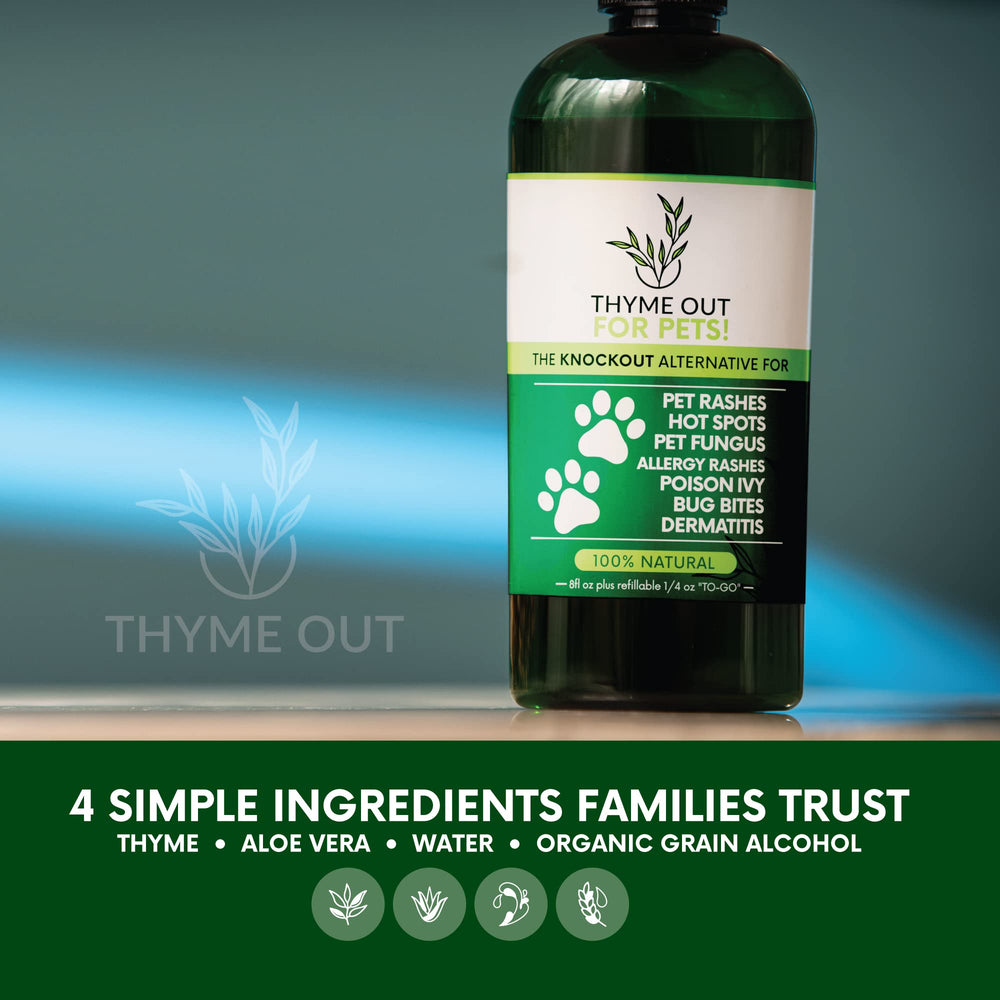 Spray natural de Thyme Out con aroma suave.