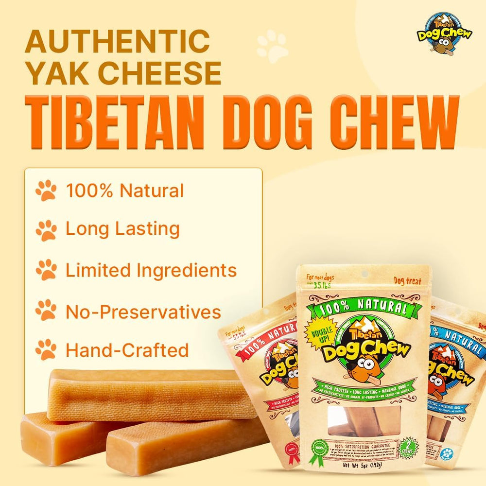Tibetan Dog Chew: ideal para masticadores agresivos y activos.