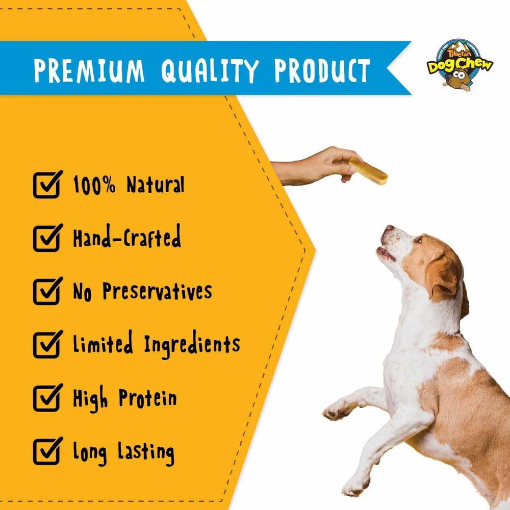 Tibetan Dog Chew palito sin aditivos con sabor cremoso para masticadores exigentes