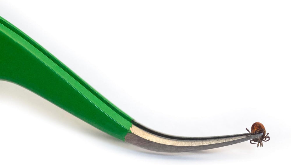 TickCheck pinzas punta fina: precisión para extraer garrapatas pequeñas.