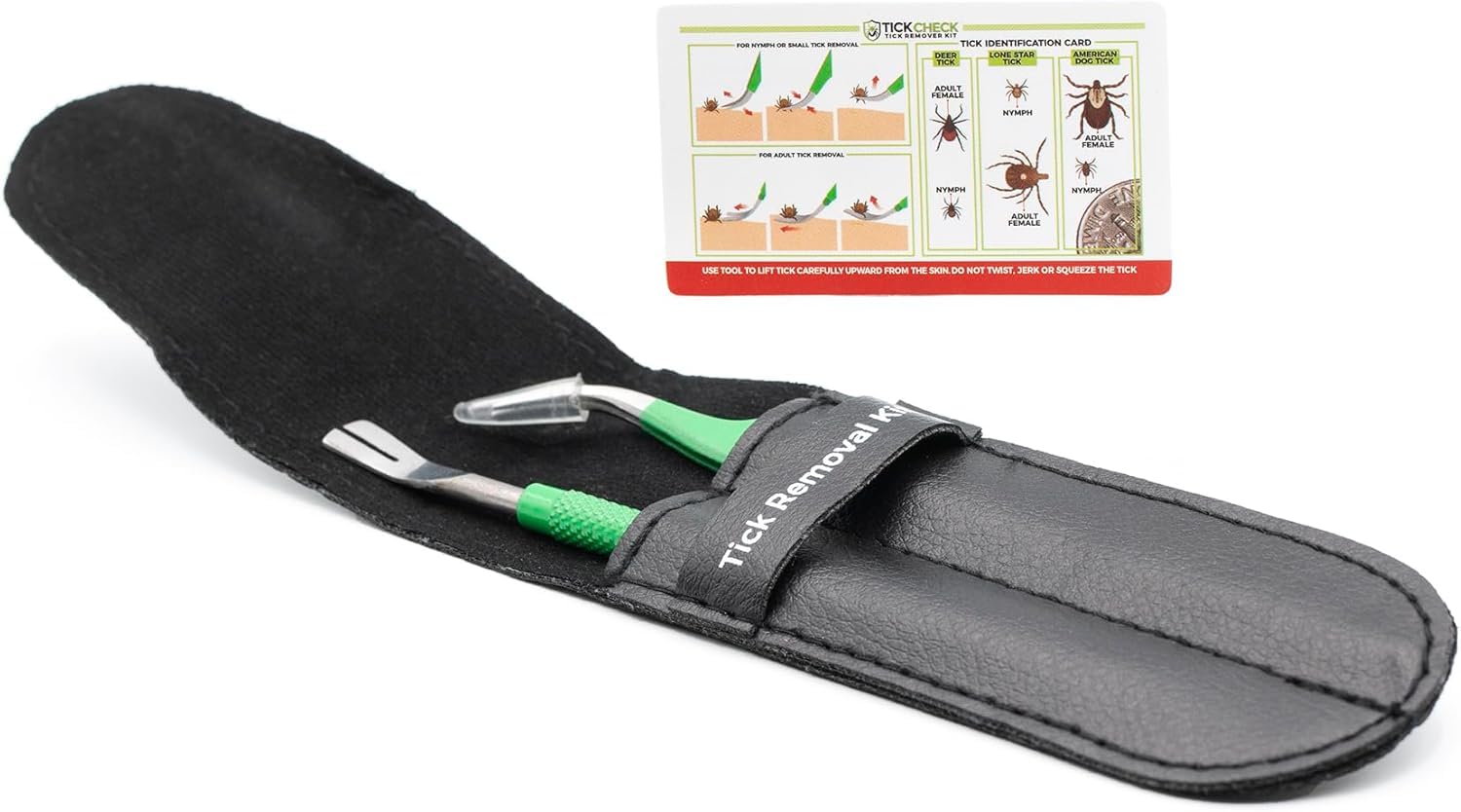 TickCheck tarjeta identificacion garrapatas: identifica especies comunes fácilmente.
