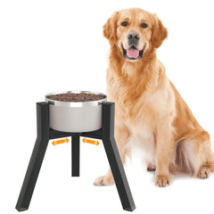 TIDANT sostenedor alto para perro mediano o grande, altura cómoda para comer.