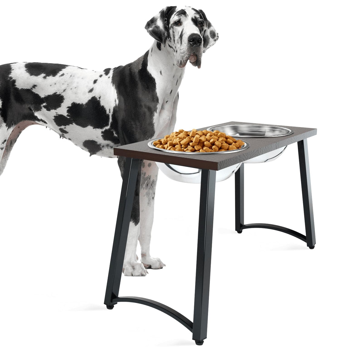 TIDANT tazones alto para perro grande, facilita comer cómodo.