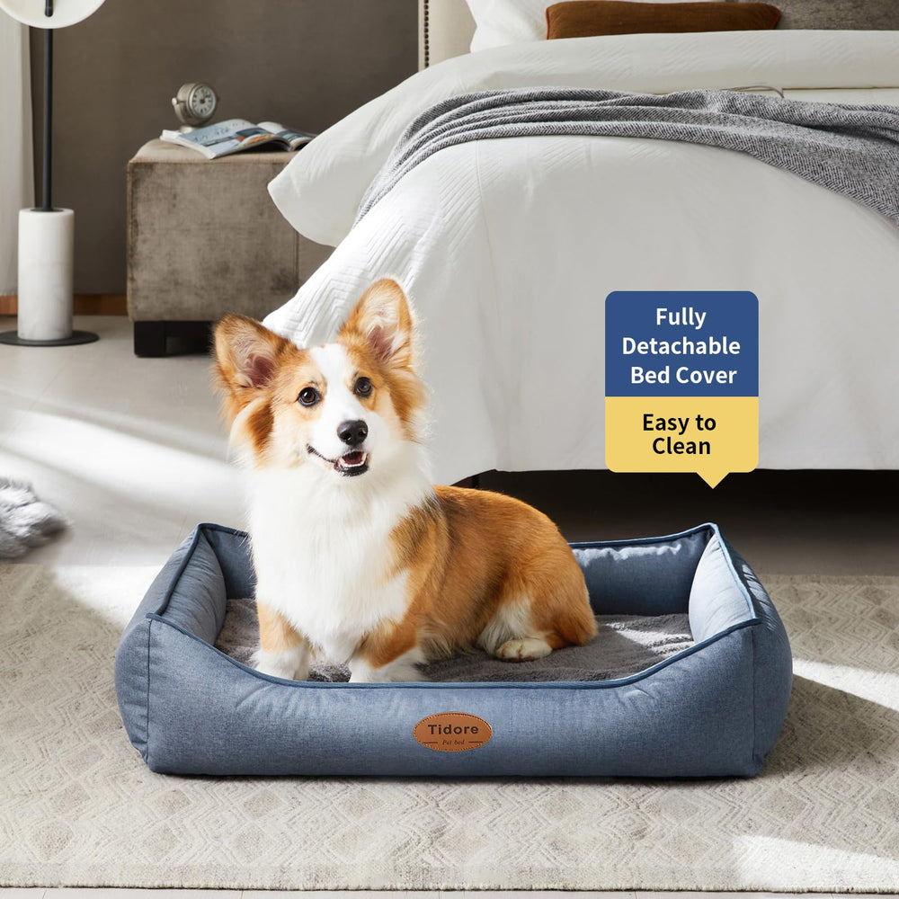 Tidore cama ortopédica para perros: espuma de huevo ofrece soporte cómodo.