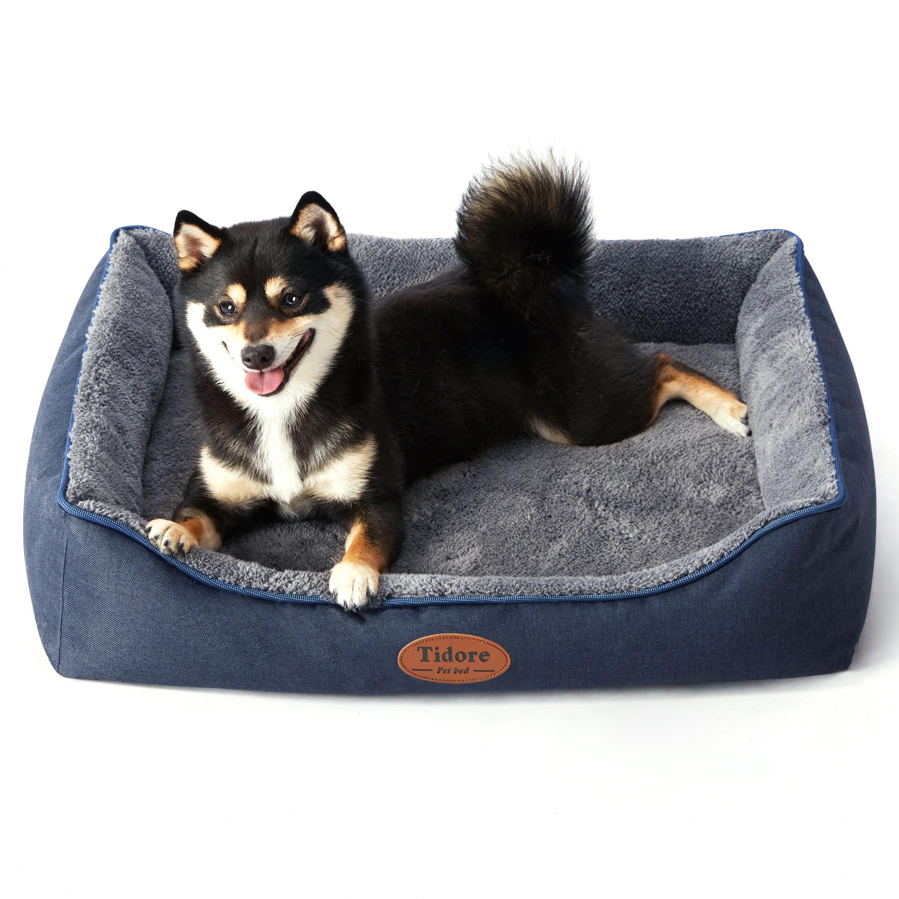 Tidore cama perro ortopédica con espuma huevo, soporte cómodo para articulaciones.