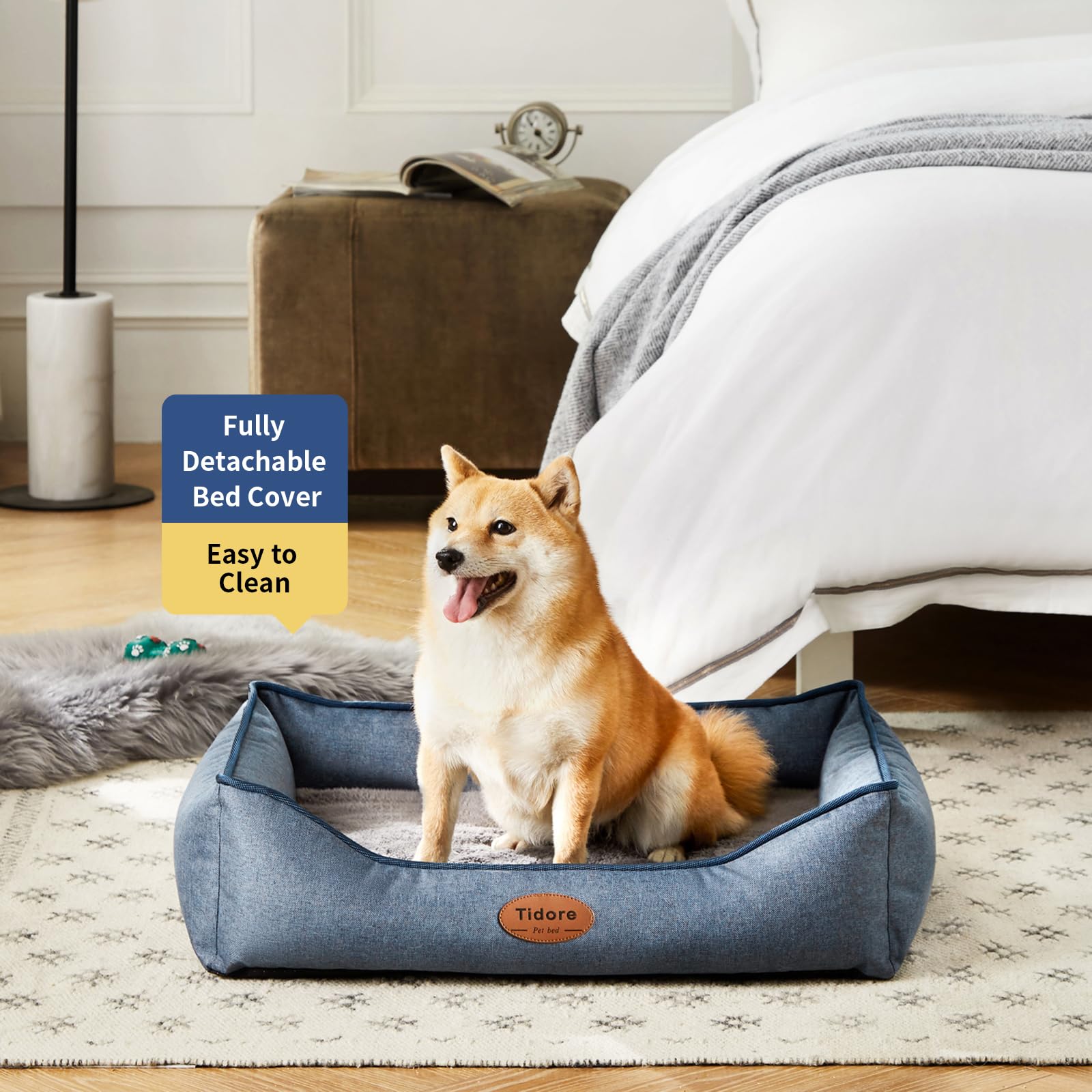 Tidore funda lavable con cremallera, limpieza rápida para mascotas