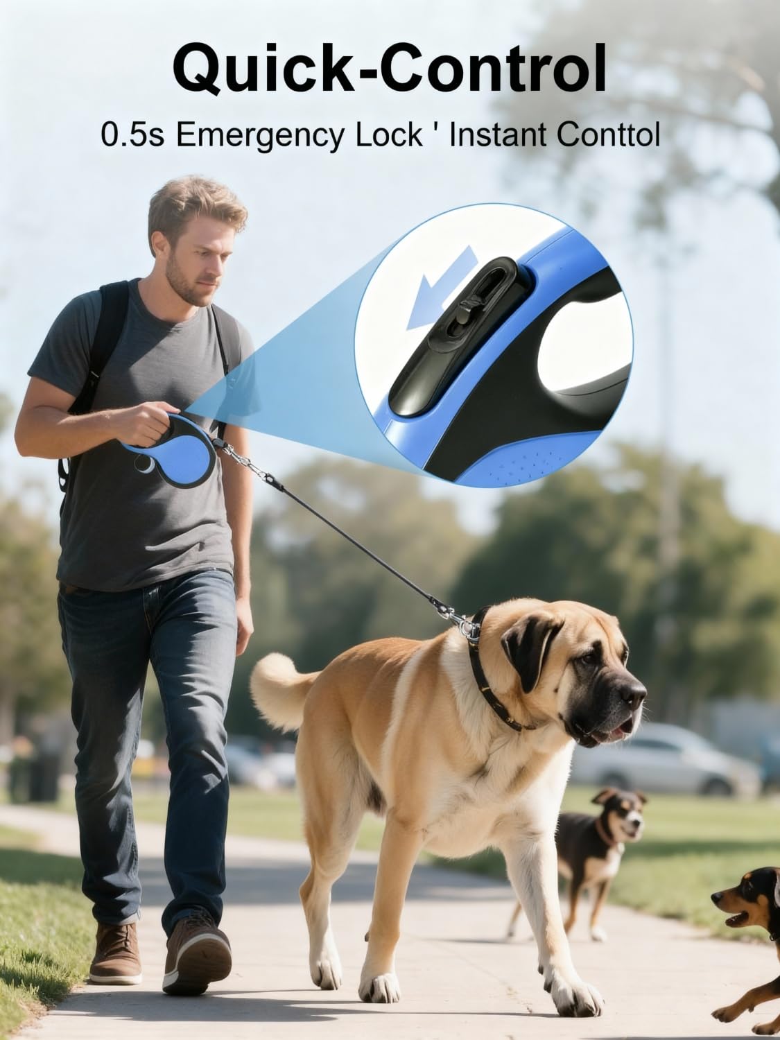 TidyTrek para perros grandes combina durabilidad y control seguro