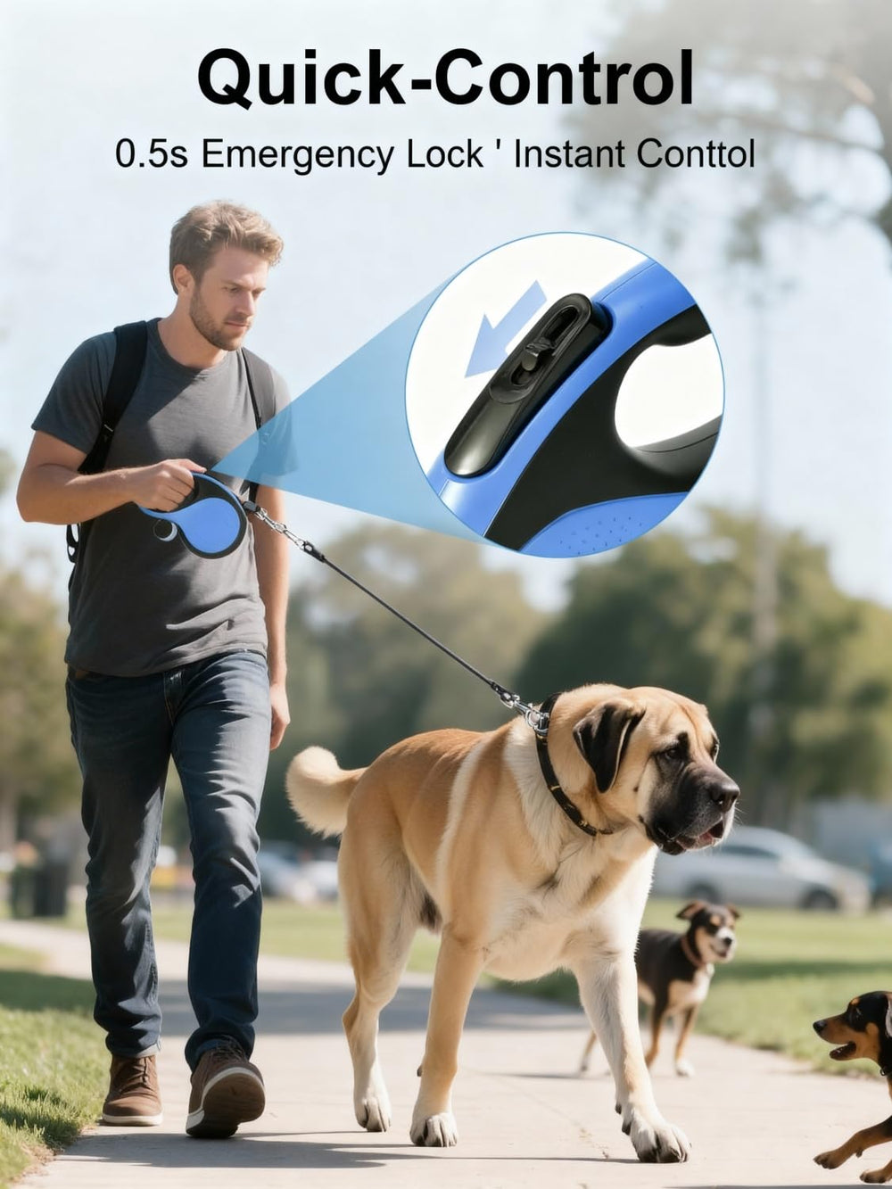 TidyTrek para perros grandes combina durabilidad y control seguro