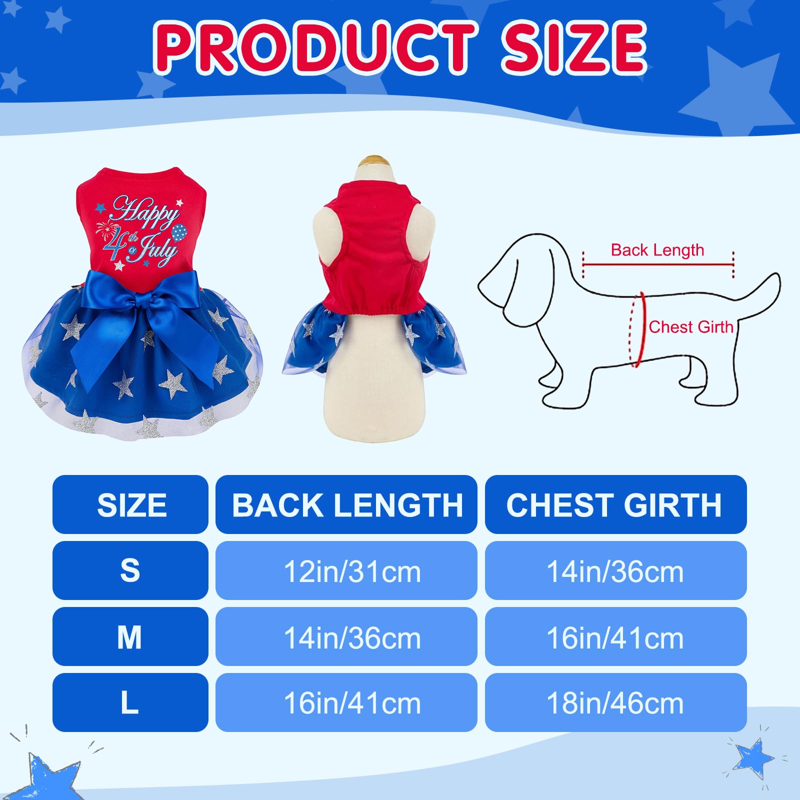 Tigena vestido canino con lazo azul frente, estilo elegante