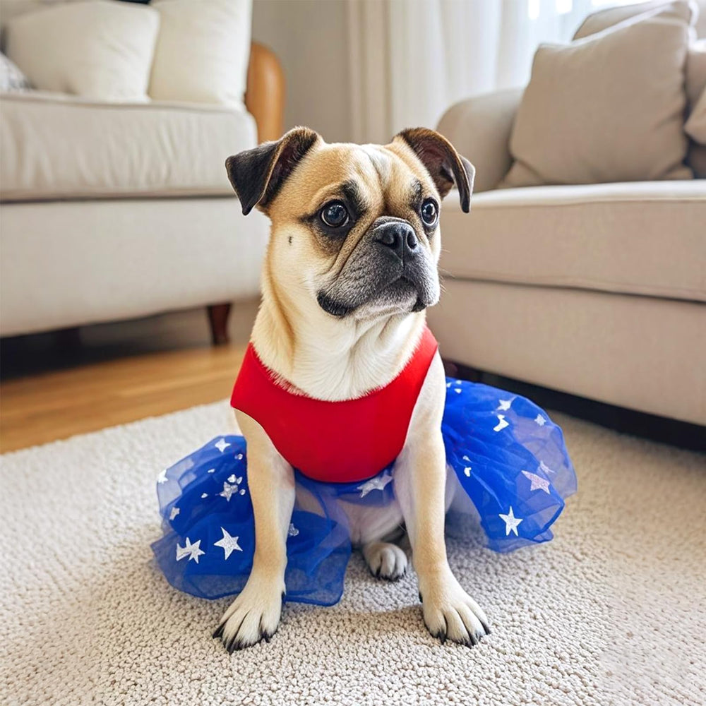 Tigena vestido canino sin mangas, fácil de vestir