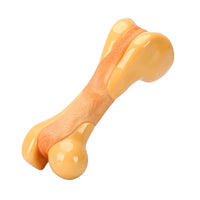 Tikaton, hueso masticable indestructible con sabor a pollo para masticación prolongada.