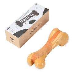 Tikaton, hueso realista para perros grandes ayuda a canalizar la mordida.