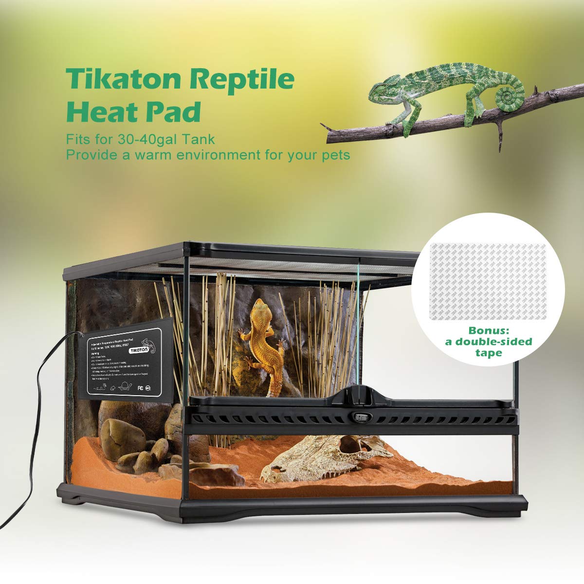 Tikaton PVC duradero con superficie suave para instalación segura.