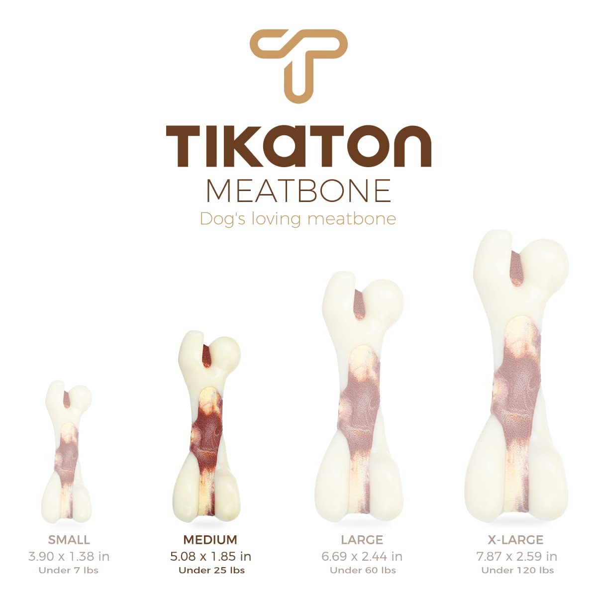 Tikaton material seguro y resistente para masticar.