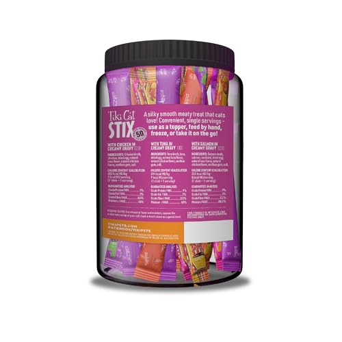 Tiki Cat Stix Mousse porcion-individual: sirve fácilmente sin desorden.