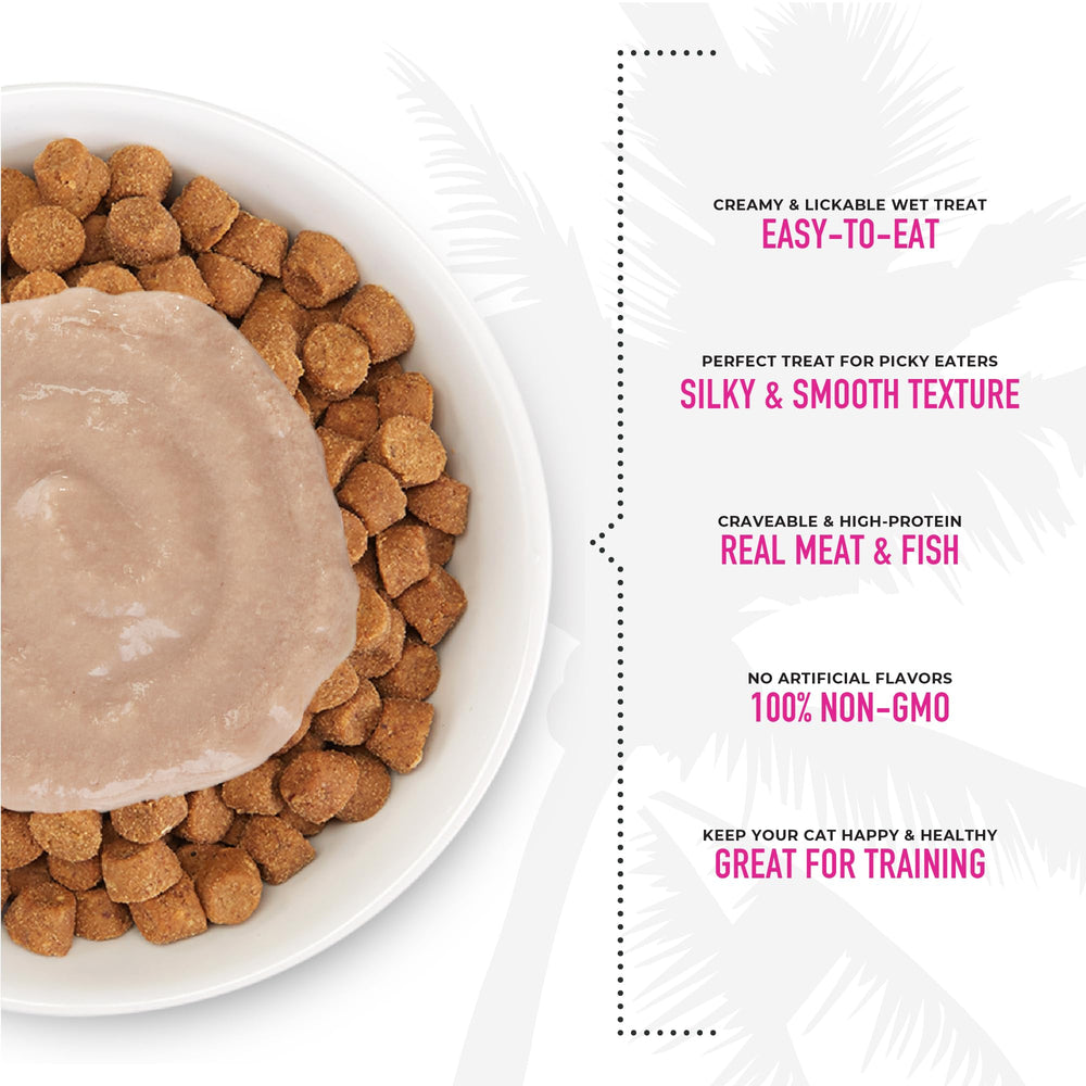 Tiki Cat Stix Mousse sabores variados: opciones para gatos curiosos.