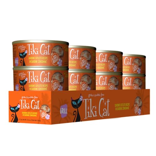 TIKI PETS Tiki Cat Grill: alto contenido de humedad para hidratación