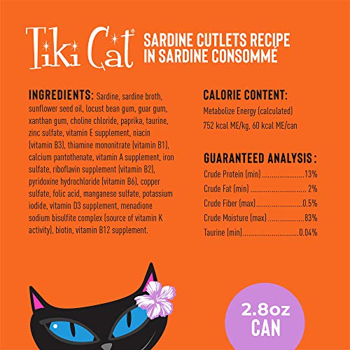 TIKI PETS Tiki Cat Grill: experiencia marina en cada lata