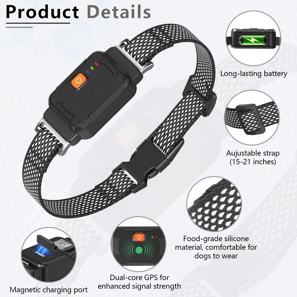 Tilatumo collar valla virtual personalizable para mantener a tu perro seguro