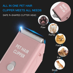 Tileon set de seis cuchillas: repuestos prácticos para sesiones de cuidado de mascotas.