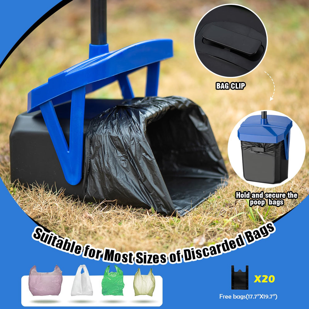 TIMINGILA Pooper Scooper mango ajustable para alcance cómodo