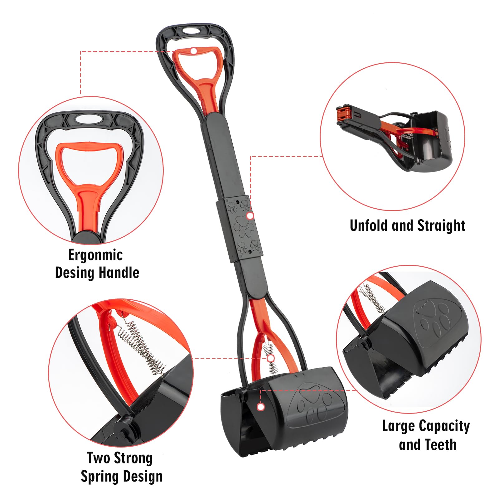 TIMINGILA Recogedor plegable para almacenamiento compacto