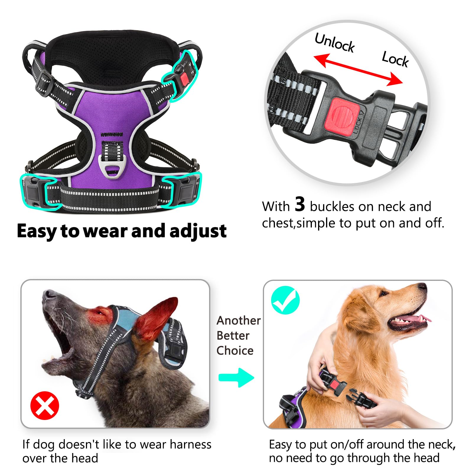 Asa de control trasera de Timos para acercar al perro durante paseos o entrada al coche.