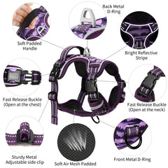 Arnés Timos reflectivo para mayor visibilidad nocturna.