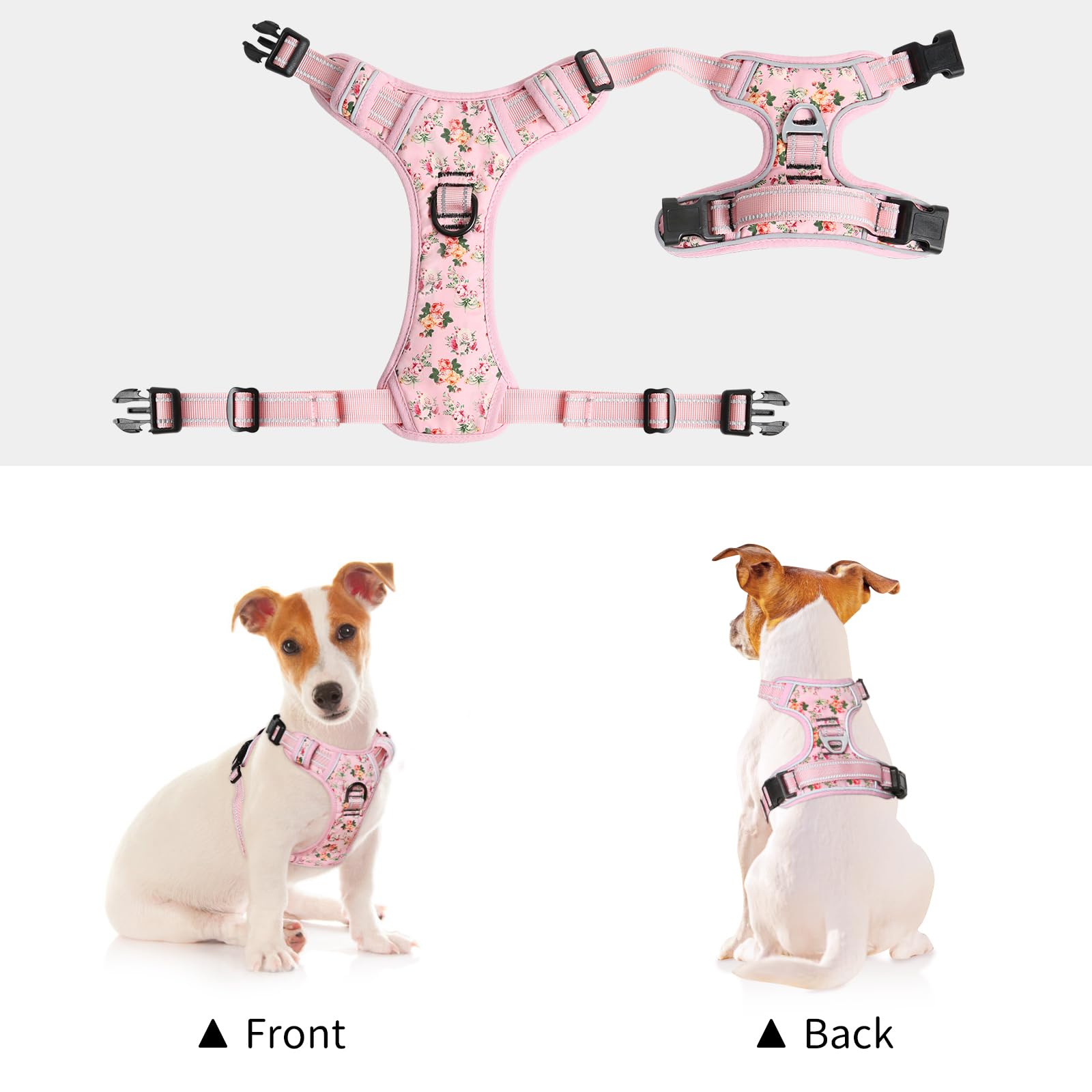 Arnés Timos talla S, perfil compacto para perros pequeños
