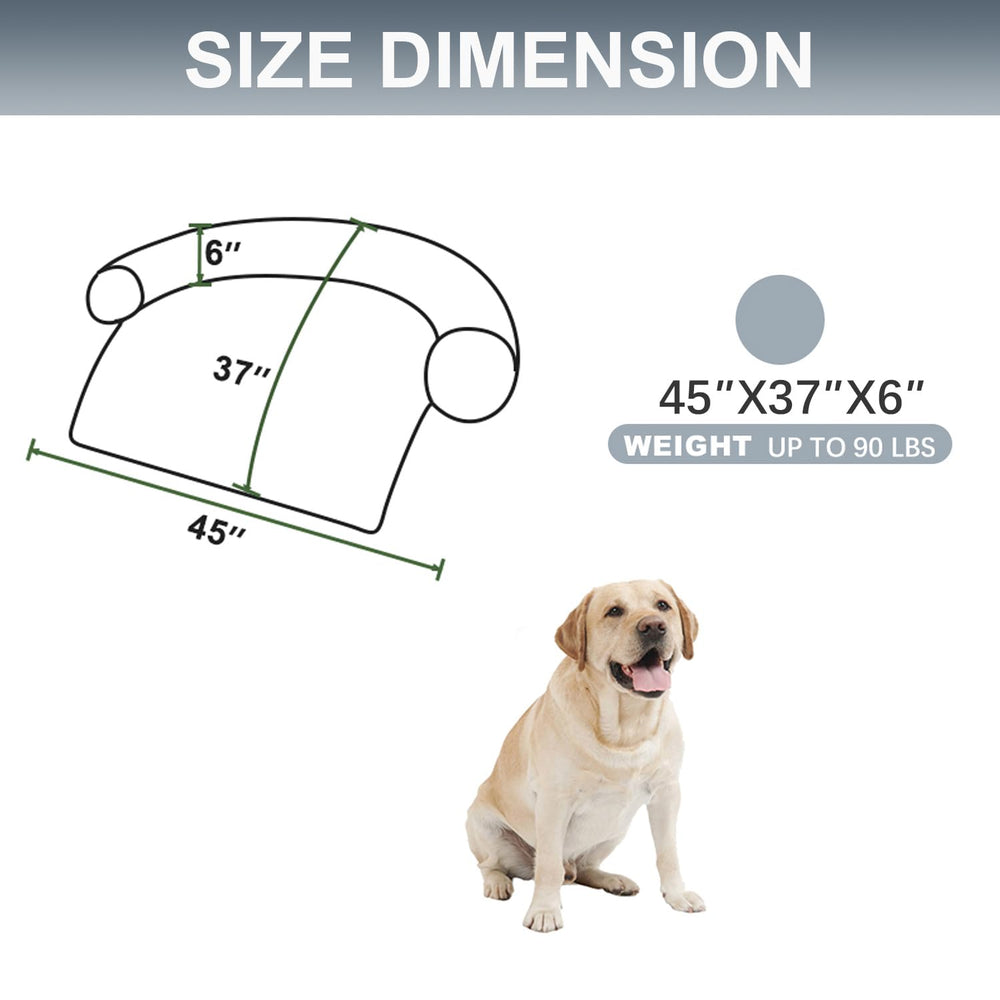 Tinaco colchoneta para mascotas con forro impermeable y base antideslizante.